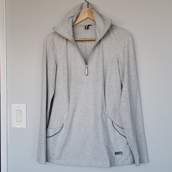 Roots light grey pullover - Picture 3 of 13